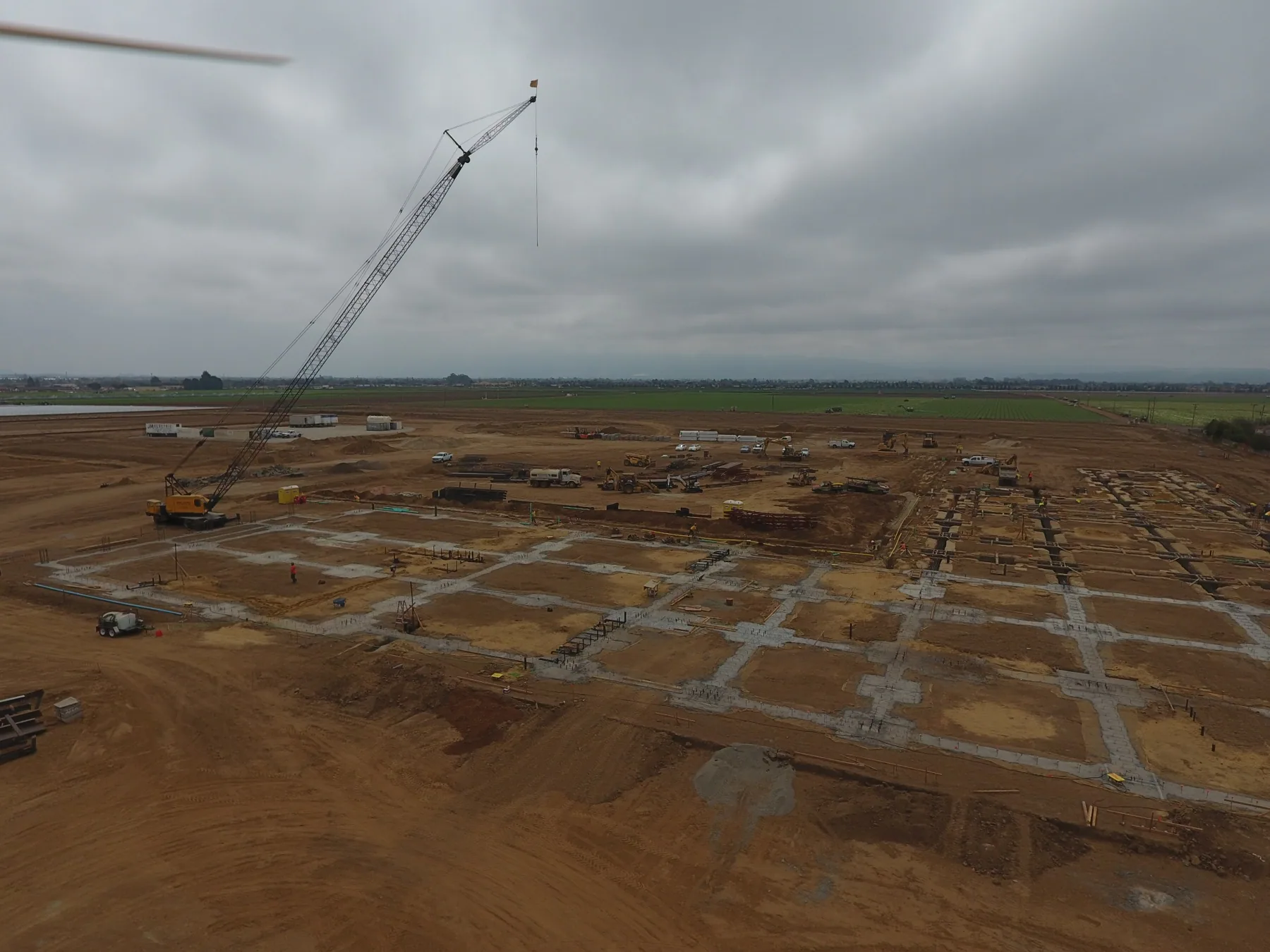 Rancho San Juan High School — foundation and site work
