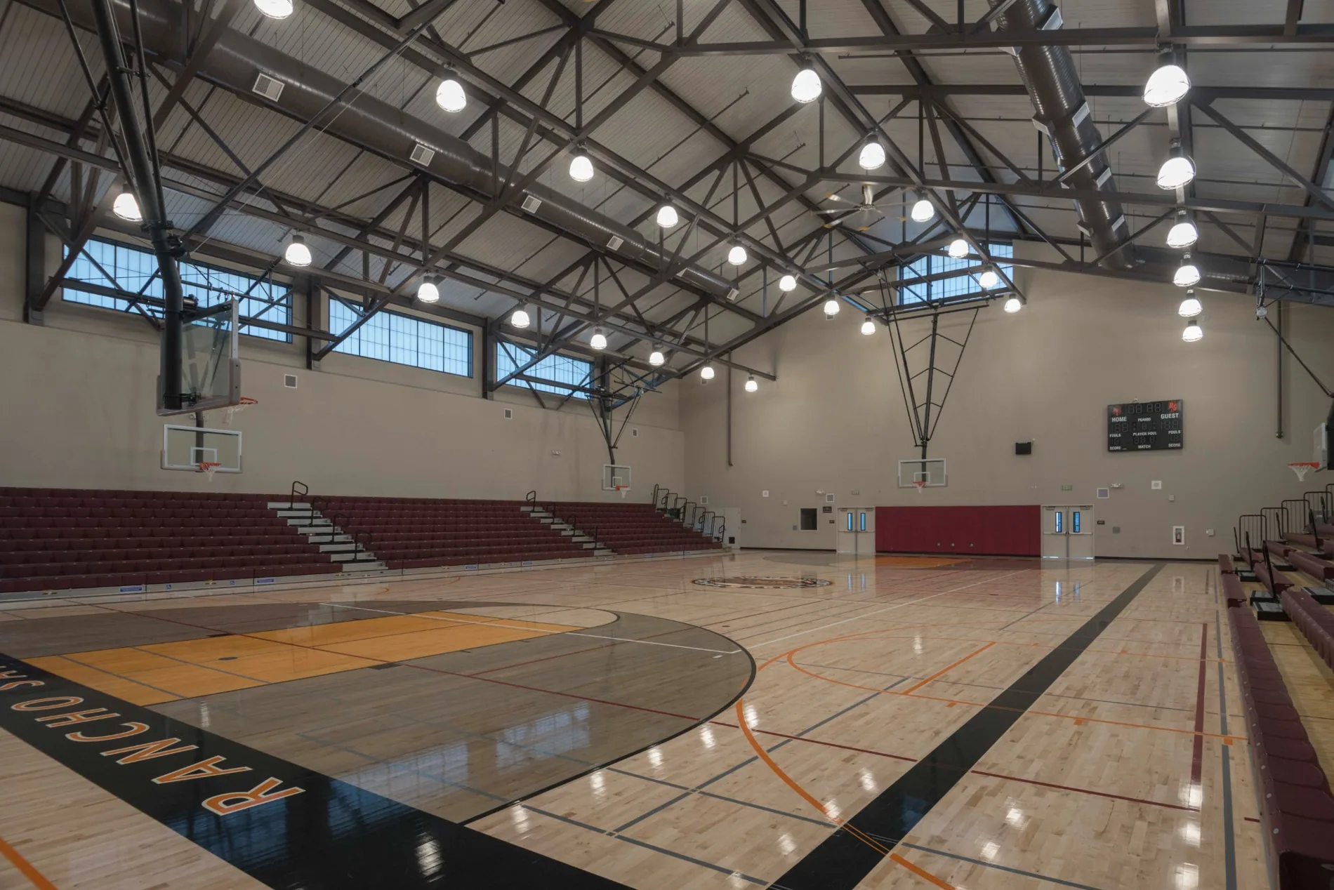 Rancho San Juan High School — completed gymnasium
